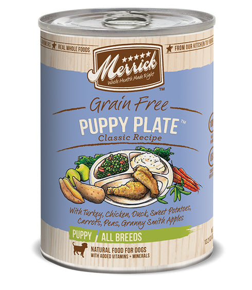 Merrick Grain Free Puppy Plate Classic Recipe 13.2oz - Poudre Pet and Feed Supply