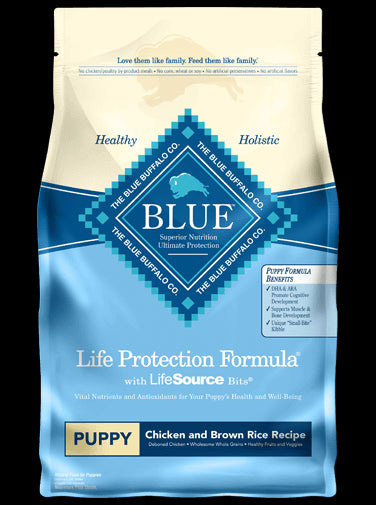 Blue Buffalo Chicken & Rice Puppy Dry Dog Food 30lb - Poudre Pet and Feed Supply
