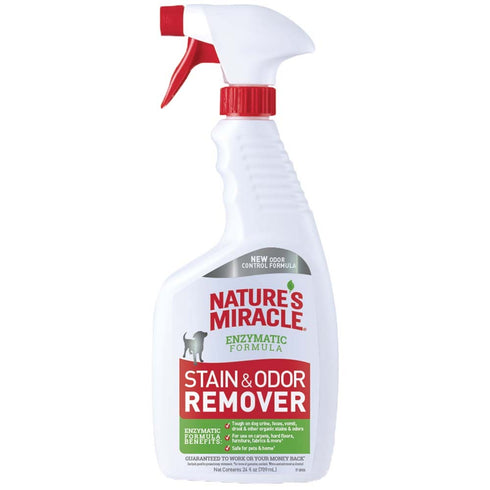 Nature's Miracle Stain and Odor Remover Spray 24oz - Poudre Pet and Feed Supply
