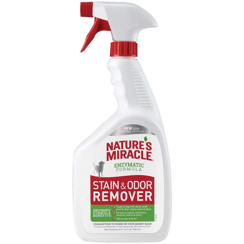 Nature's Miracle Stain and Odor Remover Spray 32oz - Poudre Pet and Feed Supply