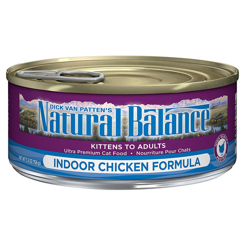 Natural Balance Original Ultra Premium Indoor Canned Formula Wet Cat Food 5.5oz - Poudre Pet and Feed Supply