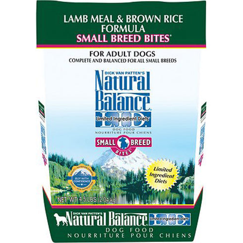 Natural Balance Limited Ingredient Lamb & Rice Small Bites Dry Dog Food 12lb - Poudre Pet and Feed Supply