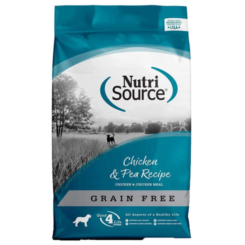 Nutrisource Chicken & Pea Formula Grain Free Dry Dog Food 5lb - Poudre Pet and Feed Supply