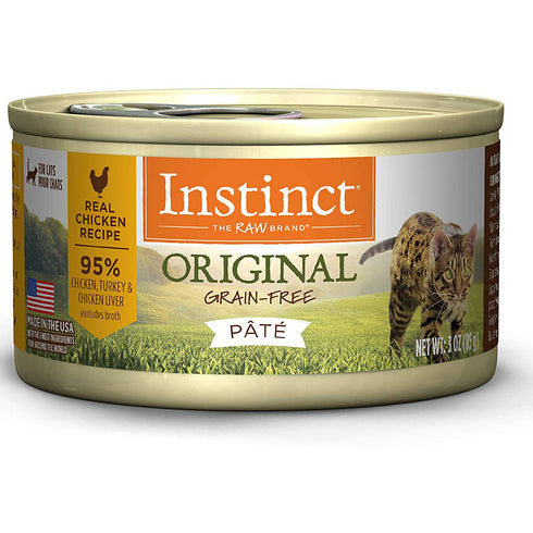 Instinct Original Grain Free Real Chicken Recipe Cat Food 3oz - Poudre Pet and Feed Supply