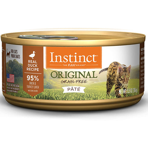Instinct Original Grain Free Real Duck Recipe Cat Food 5.5oz - Poudre Pet and Feed Supply