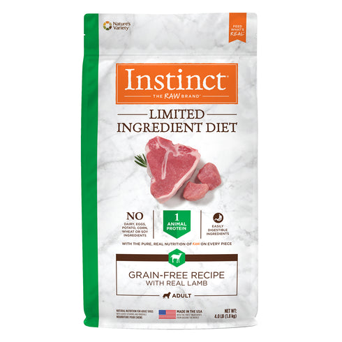 Instinct Limited Ingredient Diet Lamb Dry Dog Food 20lb - Poudre Pet and Feed Supply