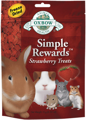 Oxbow Strawberry Treats 0.50oz - Poudre Pet and Feed Supply