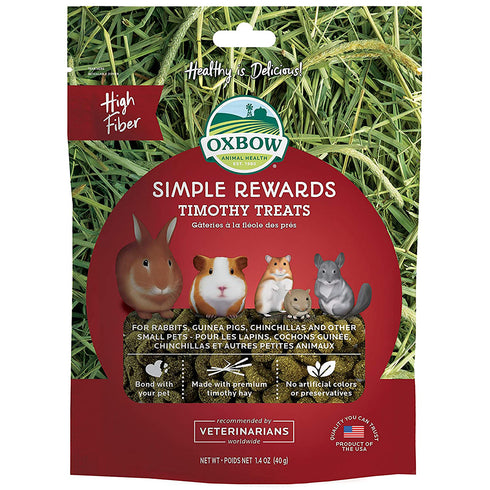 Oxbow Simple Rewards Timothy Treats 1.4oz - Poudre Pet and Feed Supply