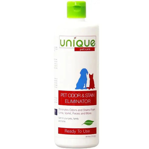 Unique Pet Odor and Stain Eliminator Ready to Use 24oz - Poudre Pet and Feed Supply