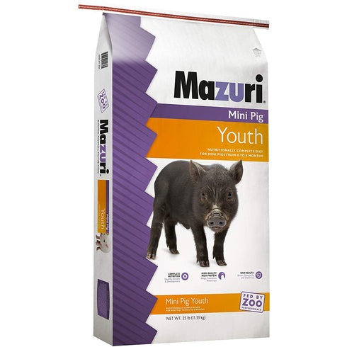 Mazuri Mini Pig Youth 25lb - Poudre Pet and Feed Supply