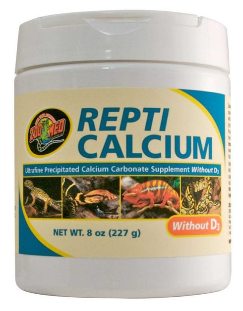 ZOO MED Repti Calcium without D3 8oz - Poudre Pet and Feed Supply
