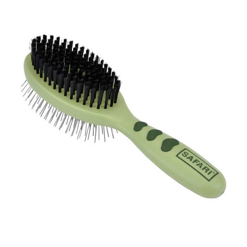 Safari Pin and Bristle Combo Dog Brush Large - Poudre Pet and Feed Supply