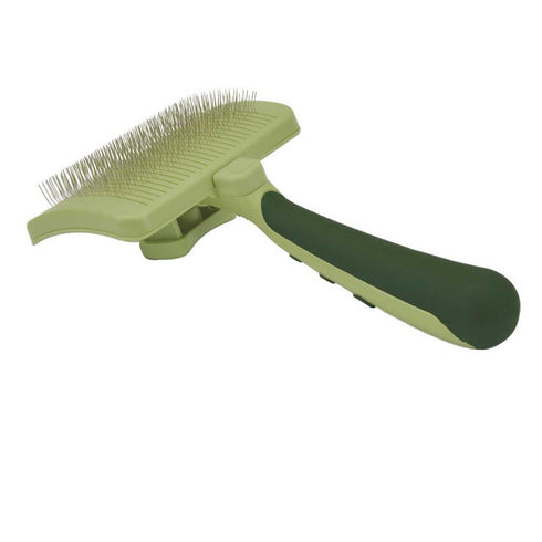 Safari Dog Self-Cleaning Slicker Brush Large - Poudre Pet and Feed Supply