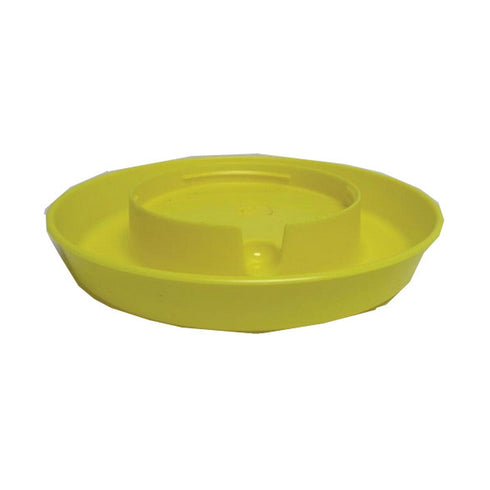 Little Giant 1-Gallon Screw-On Poultry Waterer Base - 750 Yellow - Poudre Pet and Feed Supply