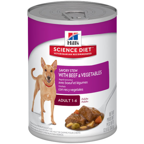 Science Diet Adult Savory Stew with Beef and Vegetables 12.8oz - Poudre Pet and Feed Supply