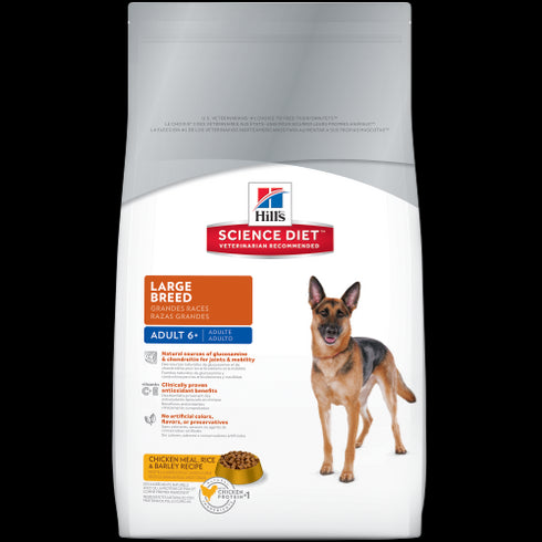 Hill's Science Diet Chicken Adult 6+ Large Breed Dog Food 33lb - Poudre Pet and Feed Supply