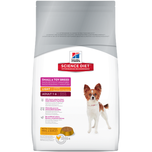 Science Diet Small & Toy Breed Light Dry Dog Food 4.5lb - Poudre Pet and Feed Supply