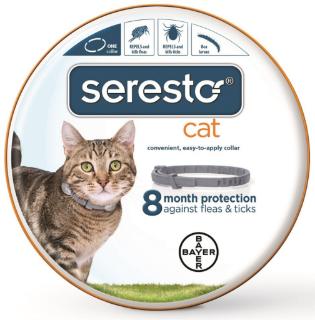 Bayer DVM Seresto Flea & Tick Collar for Cats 8 Month Supply - Poudre Pet and Feed Supply