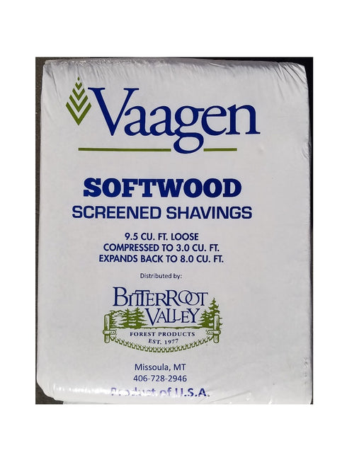 Bitterroot Valley Forest Product Bitterroot Softwood Shavings 8 Cubic Feet - Poudre Pet and Feed Supply