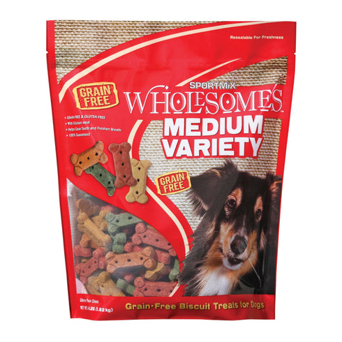 Sportmix Wholesomes Golden Dog Biscuit Treats Medium 20lb - Poudre Pet and Feed Supply