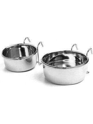 Spot Stainless Steel Coop Cup with Hook 10oz - Poudre Pet and Feed Supply