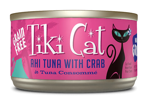 Tiki Cat Hana Ahi Tuna with Crab 6oz - Poudre Pet and Feed Supply