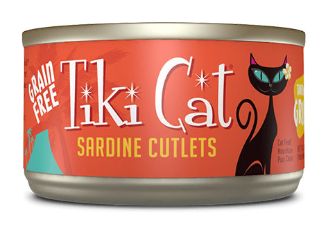 Tiki Cat Tahitian Grill Sardine Cutlets 2.8oz - Poudre Pet and Feed Supply