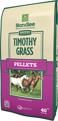 Standlee Certified Timothy Grass Pellets 40lb - Poudre Pet and Feed Supply