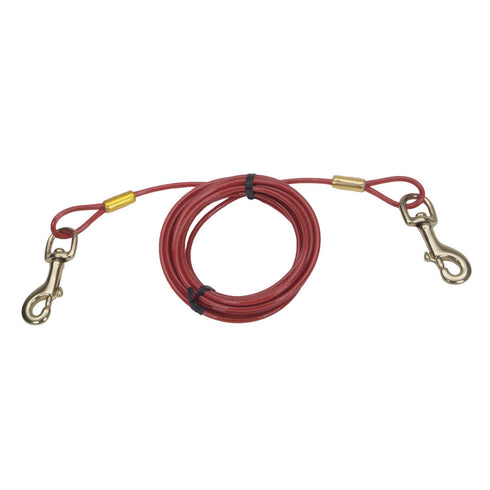 Titan Cable Dog Tie Out 20' Heavy - Poudre Pet and Feed Supply