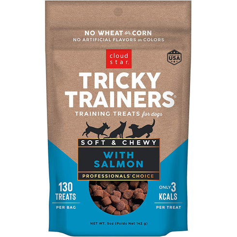 Cloud Star Tricky Trainers Chewy Salmon Formula Dog Treats 5oz - Poudre Pet and Feed Supply