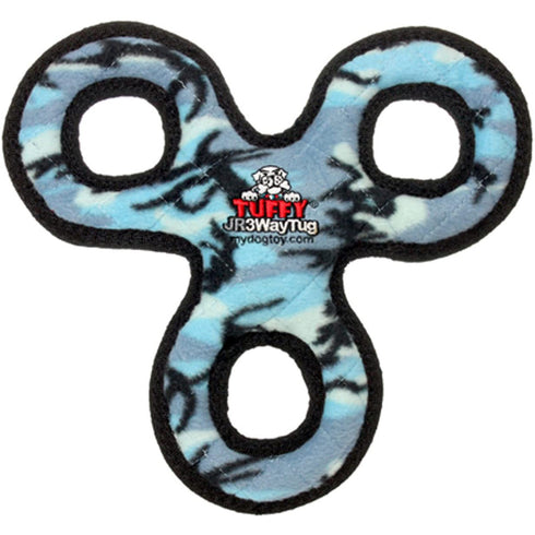 Tuffy's 3 Way Tug Blue Camo Dog Toy - Poudre Pet and Feed Supply