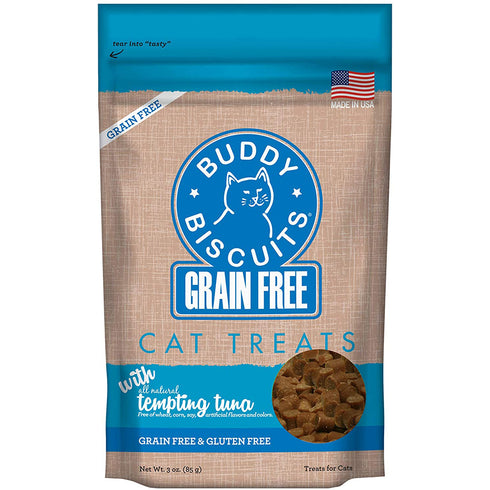 Buddy Biscuits Grain Free Tempting Tuna Biscuits for Cats 3oz - Poudre Pet and Feed Supply