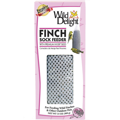 Wild Delight Finch Sock Feeder 13oz - Poudre Pet and Feed Supply