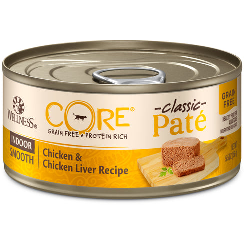 Wellness Pate Indoor Chicken & Chicken Liver 5.5oz - Poudre Pet and Feed Supply