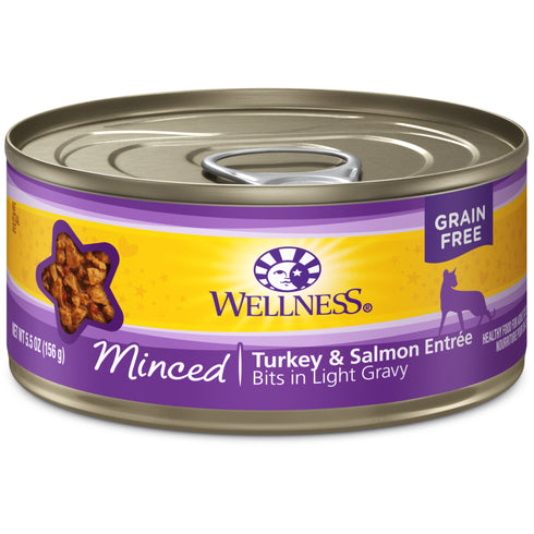 Wellness Minced Turkey & Salmon Entr 5.5oz - Poudre Pet and Feed Supply