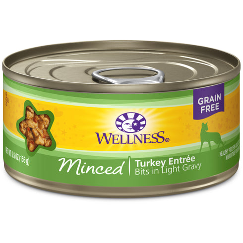 Wellness Minced Turkey Entr 5.5oz - Poudre Pet and Feed Supply