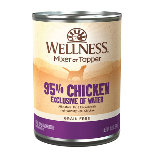 Wellness Ninety-Five Percent Mixer or Topper, Chicken 13.2oz - Poudre Pet and Feed Supply
