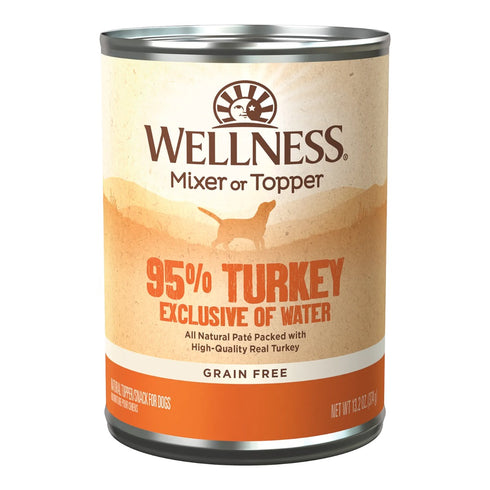 Wellness Ninety-Five Percent Mixer or Topper, Turkey 13.2oz - Poudre Pet and Feed Supply