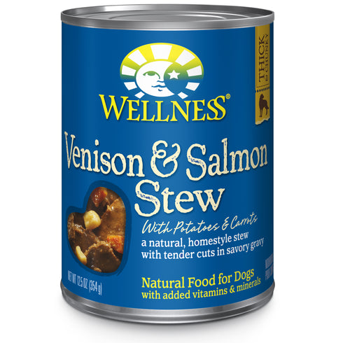 Wellness Venison and Salmon Stew with Potatoes and Carrots 12.5oz - Poudre Pet and Feed Supply