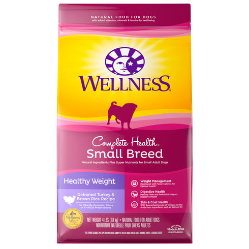 Wellness Small Breed Healthy Weight Dry Dog Food 12lb - Poudre Pet and Feed Supply