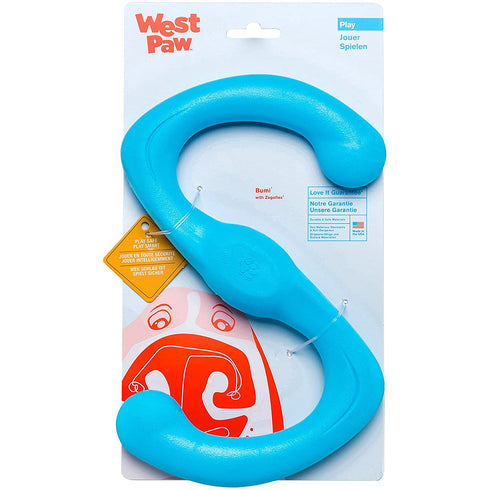 West Paw Zogoflex Bumi Small Aqua Dog Toy - Poudre Pet and Feed Supply