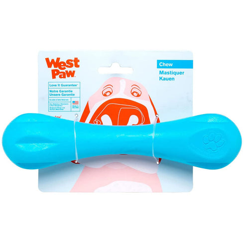 West Paw Zogoflex Hurley 4.5" Extra Small Aqua Dog Toy - Poudre Pet and Feed Supply
