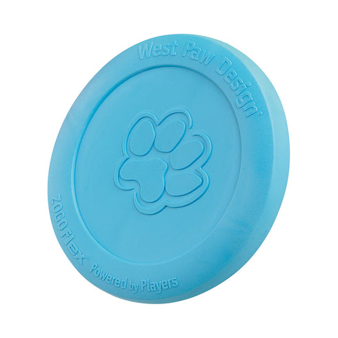 West Paw Zisc Large Aqua Frisbee Disc Dog Toy - Poudre Pet and Feed Supply
