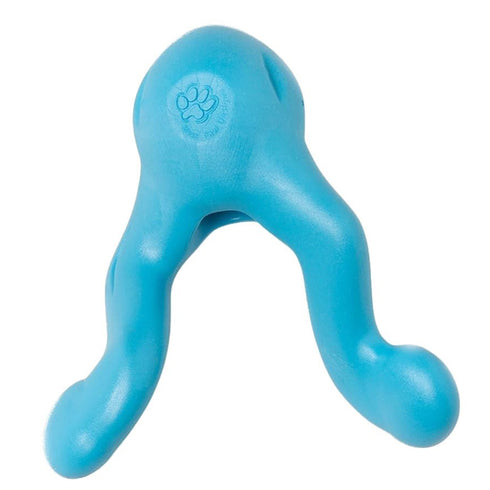 West Paw Tizzi Dog Toy Aqua Blue Large - Poudre Pet and Feed Supply