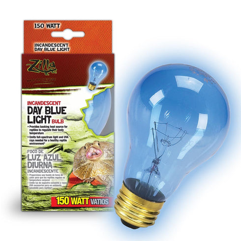 ZILLA Incandescent Day Blue Light Bulb 150W - Poudre Pet and Feed Supply