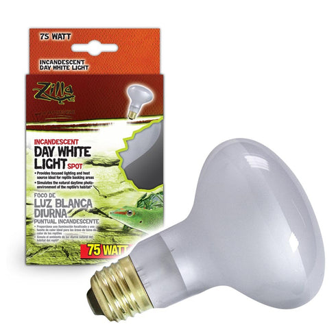 ZILLA Incandescent Day White Light Spot Bulb 75W - Poudre Pet and Feed Supply