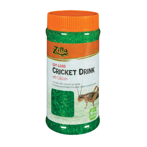 ZILLA Gut Load Cricket Drink with Calcium 16oz - Poudre Pet and Feed Supply