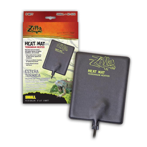 ZILLA Heat Mat Small 10-20gal 6x8" 8W - Poudre Pet and Feed Supply
