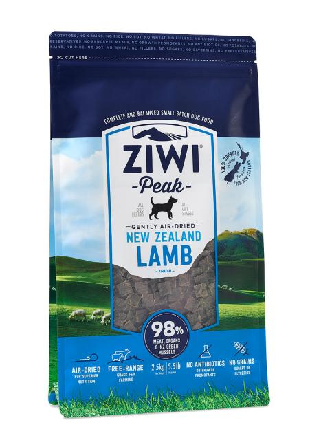 Ziwi Peak Air-Dried Lamb Dry Dog Food 2.2lb - Poudre Pet and Feed Supply