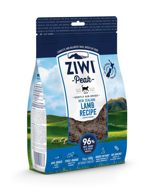 Ziwi Peak Air-Dried Lamb Recipe For Cats 14oz - Poudre Pet and Feed Supply